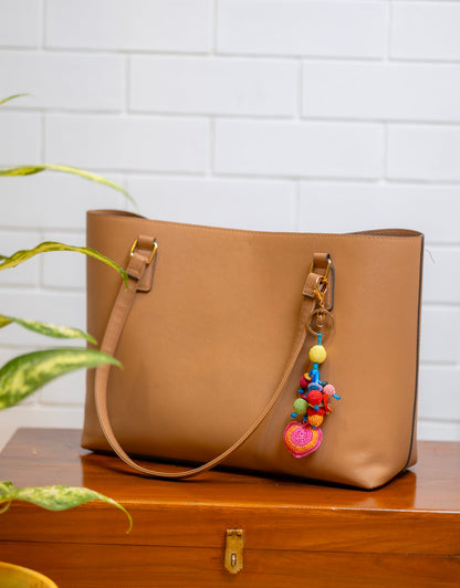 Boho Bag - Handcrafted Heart Charm