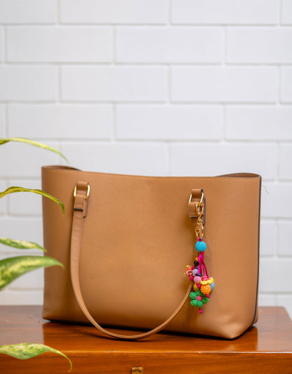 Boho Bag - Handcrafted Flower Charm