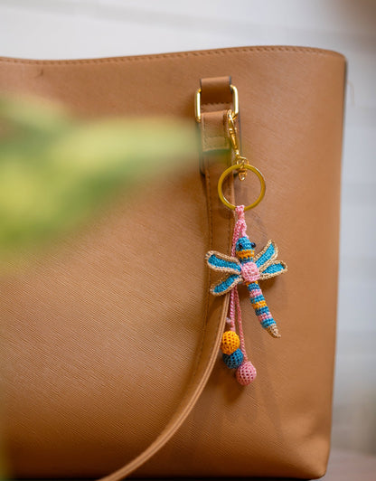 Boho Bag Charm - Handcrafted Titli