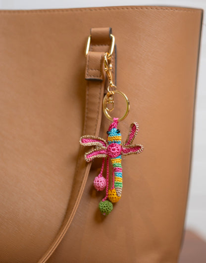 Boho Bag Charm - Handcrafted Titli