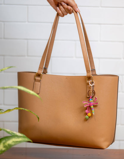 Boho Bag Charm - Handcrafted Titli