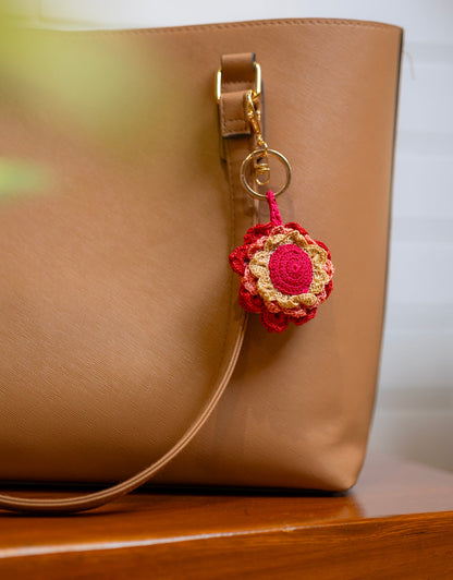 Boho Bag Charm - Khushaal Dahelia