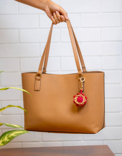 Boho Bag Charm - Khushaal Dahelia