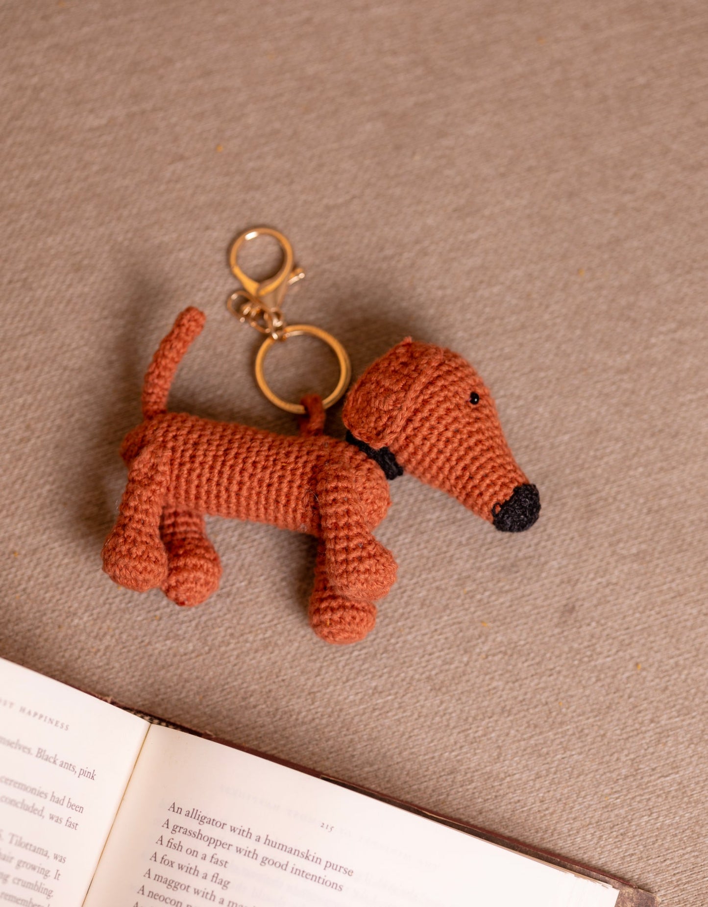 Boho Bag Charm - Khurafati Dachshund