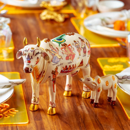 Kam Dhenu Cow with Calf