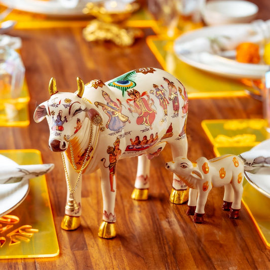 Kam Dhenu Cow with Calf