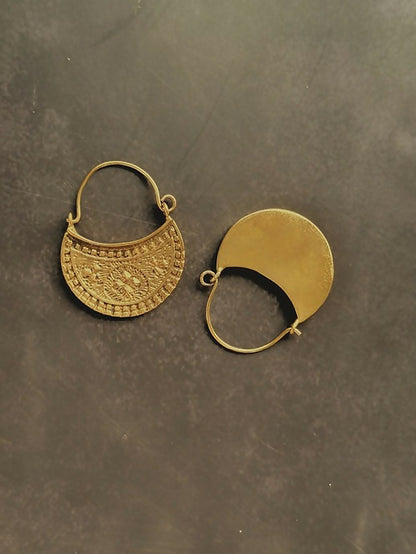 Naqqash Brass Earrings
