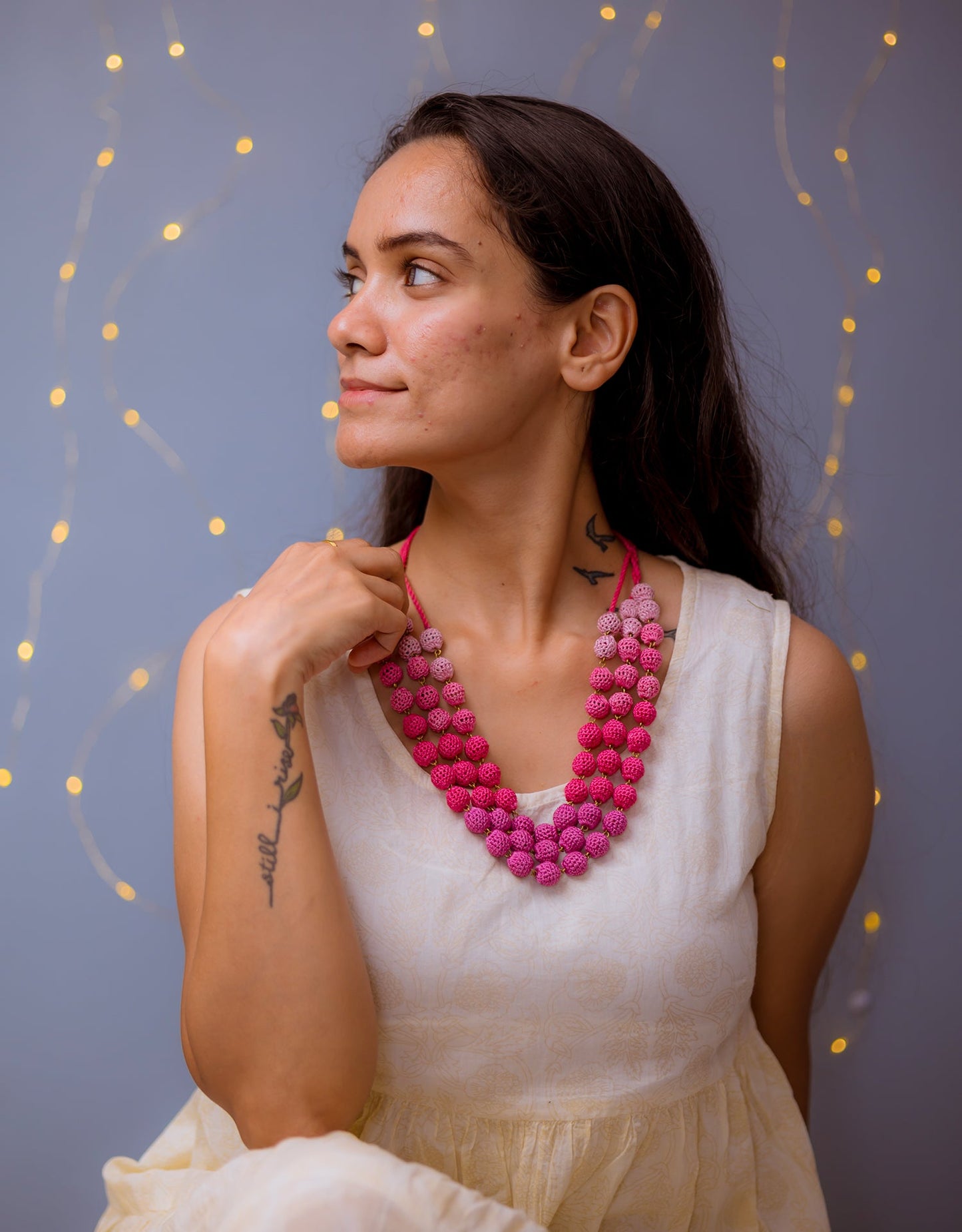 Masum Hand-crochet Layered Necklace