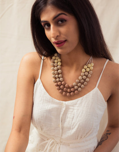 Masum Hand-crochet Layered Necklace