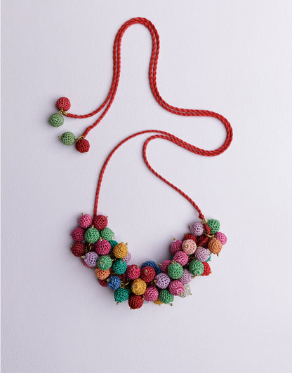 Guldasta Hand-crochet Multicolor Necklace