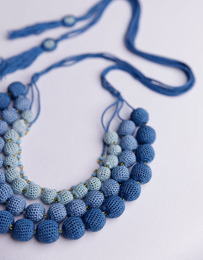 Aadya Hand-crochet Ombre Necklace