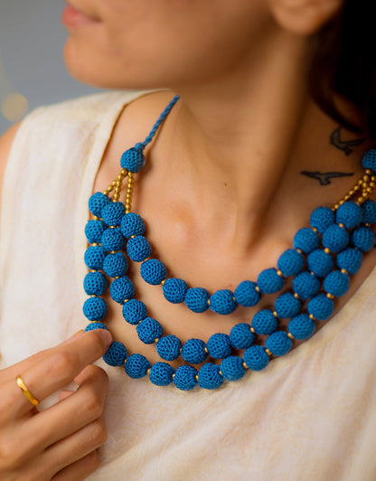 Roop Hand-crochet Ombre Necklace