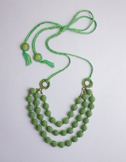 Roop Hand-crochet Ombre Necklace