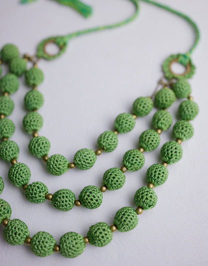 Roop Hand-crochet Ombre Necklace