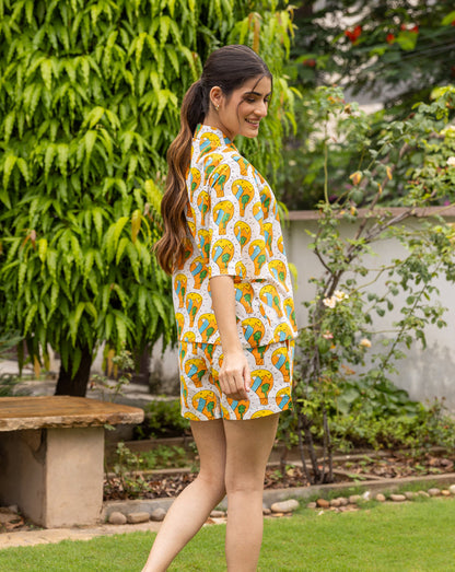Paradise Shortees - Soft Cotton Shirt & Shorts Set