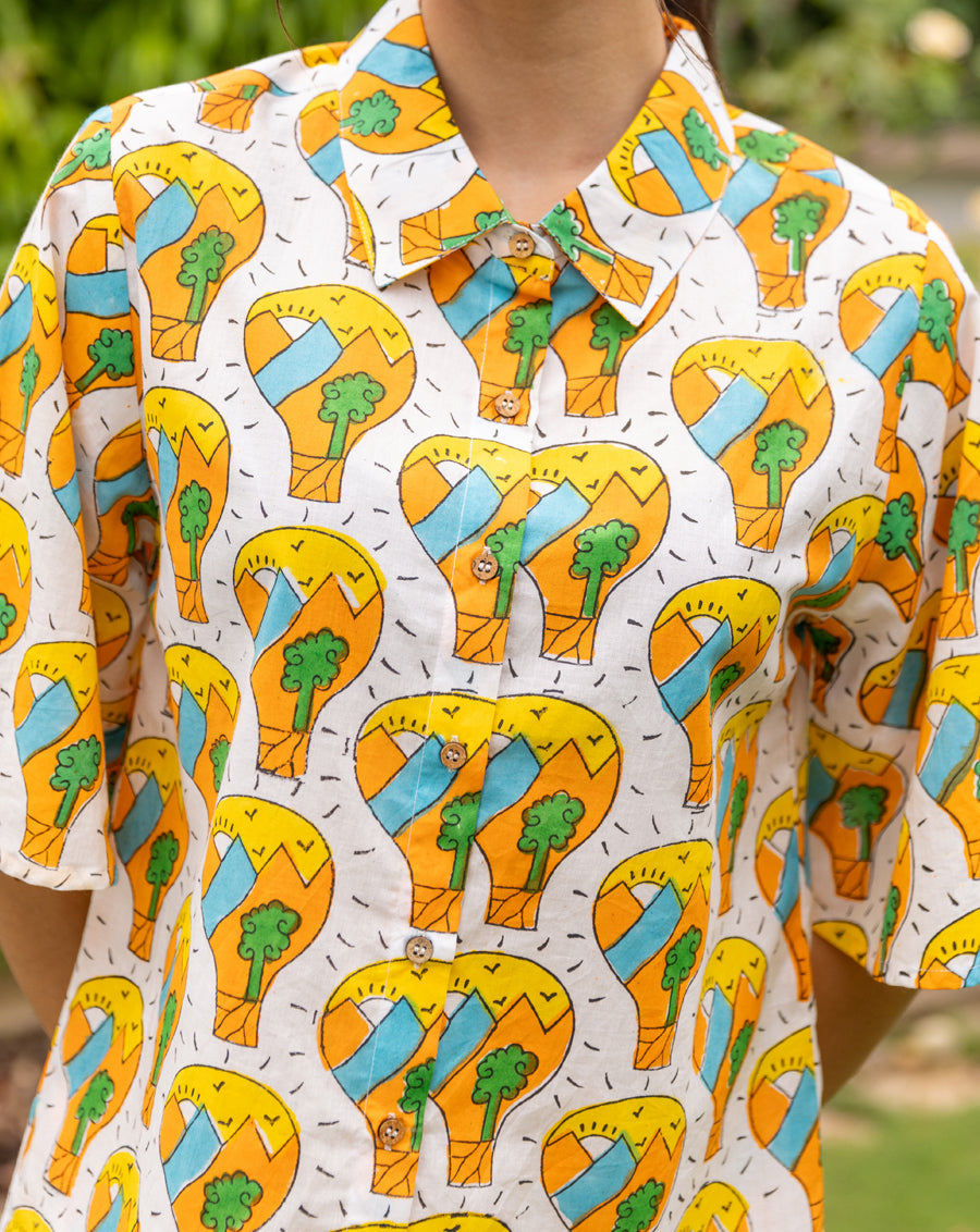 Paradise Shortees - Soft Cotton Shirt & Shorts Set