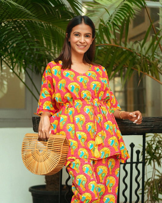 Paradise Chill Jams Cotton Co-ord Set