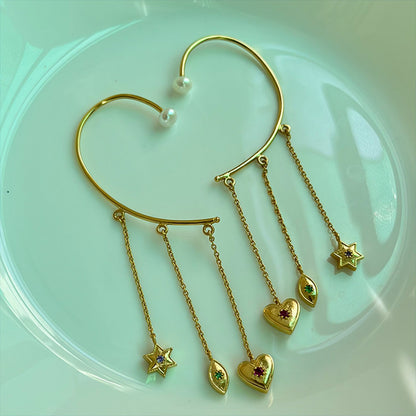 Life Gemstones Earcuff