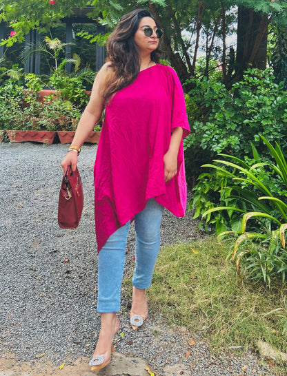 Asymmetrical Kaftan Top