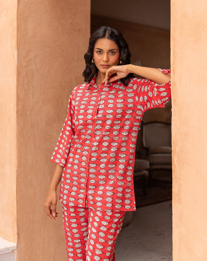 Nazar Battu Cotton Co-ord Set