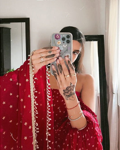 Vaanya 3 Layer Sharara Set