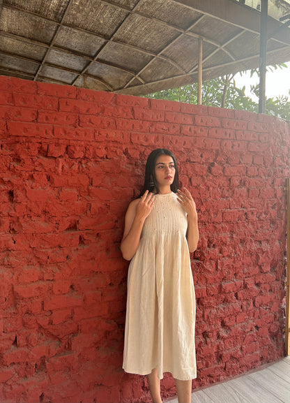 Swan Pleated Kurta