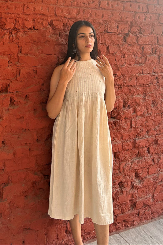 Swan Pleated Kurta