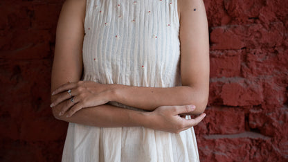 Swan Pleated Kurta