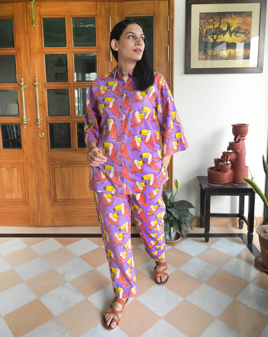 Toucan Cotton Co-ord Set
