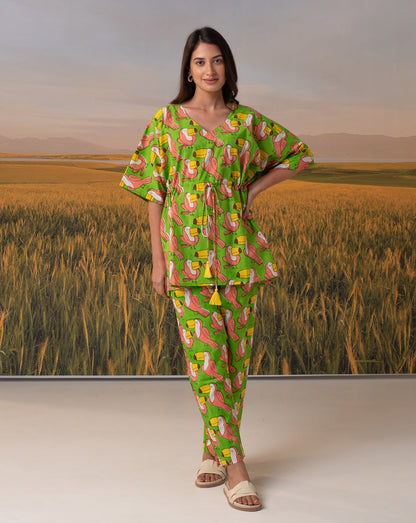 Toucan Chill Jams Cotton Co-ord Set