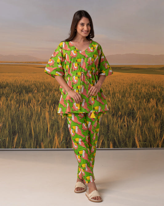 Toucan Chill Jams Cotton Co-ord Set