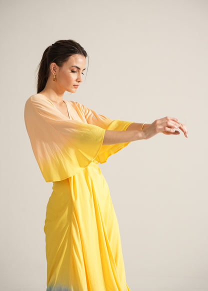 Iris Shibori Tie-dye Dress