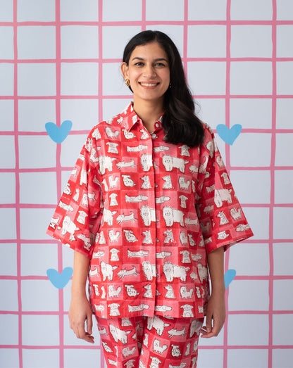 Woof Cotton Co-ord Set