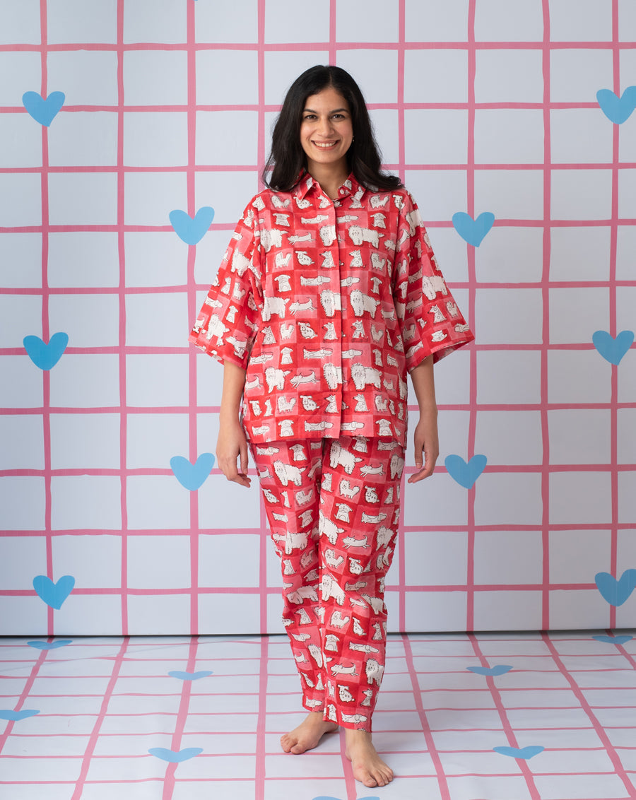 Woof Cotton Co-ord Set