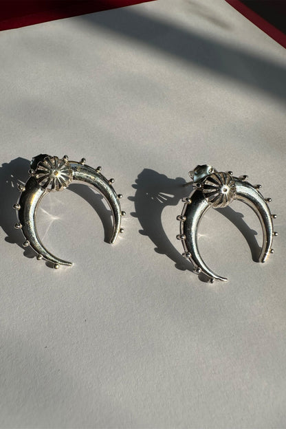 Yoddhaa Warrior Hoop Studs