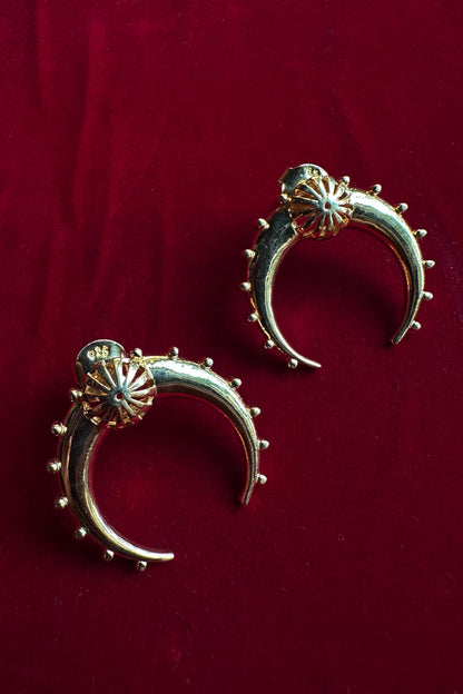 Yoddhaa Warrior Hoop Studs