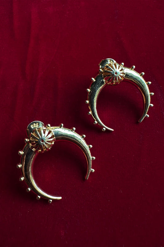 Yoddhaa Warrior Hoop Studs