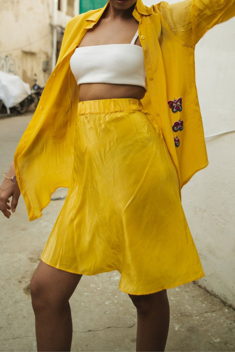 Sage Golden Yellow Skirt