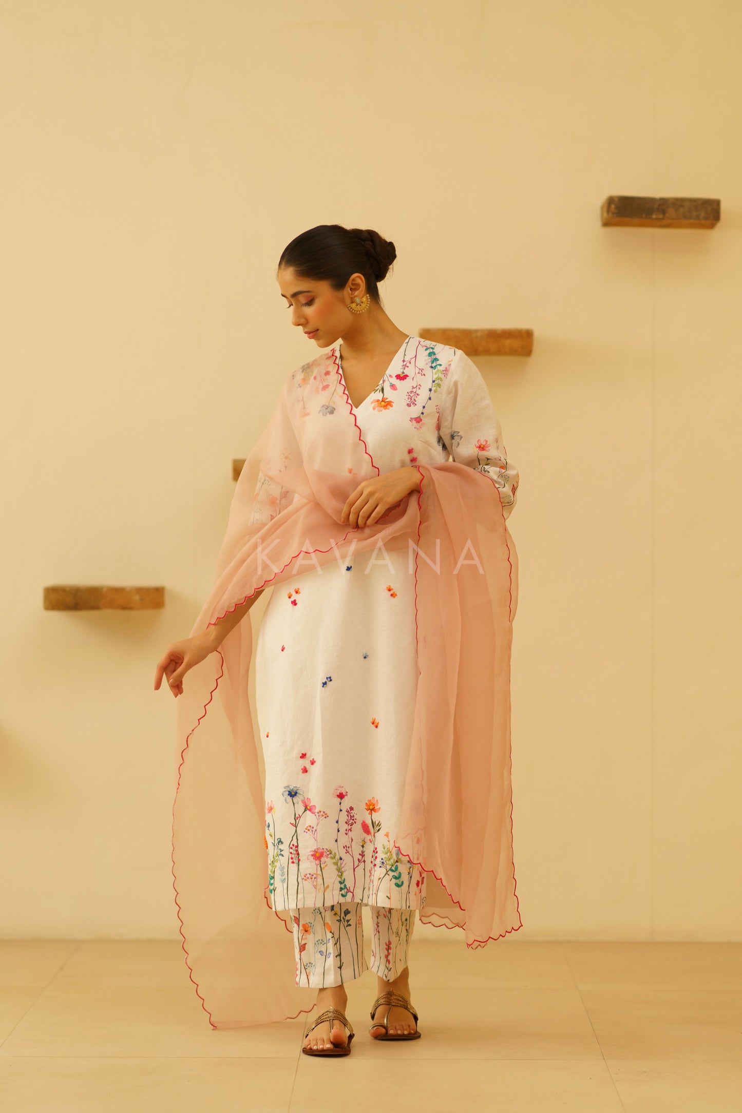 Zara Embroidered Kurta Set