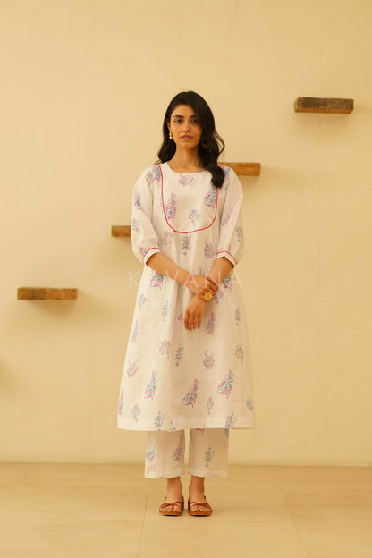 Zara Embroidered Kurta Set