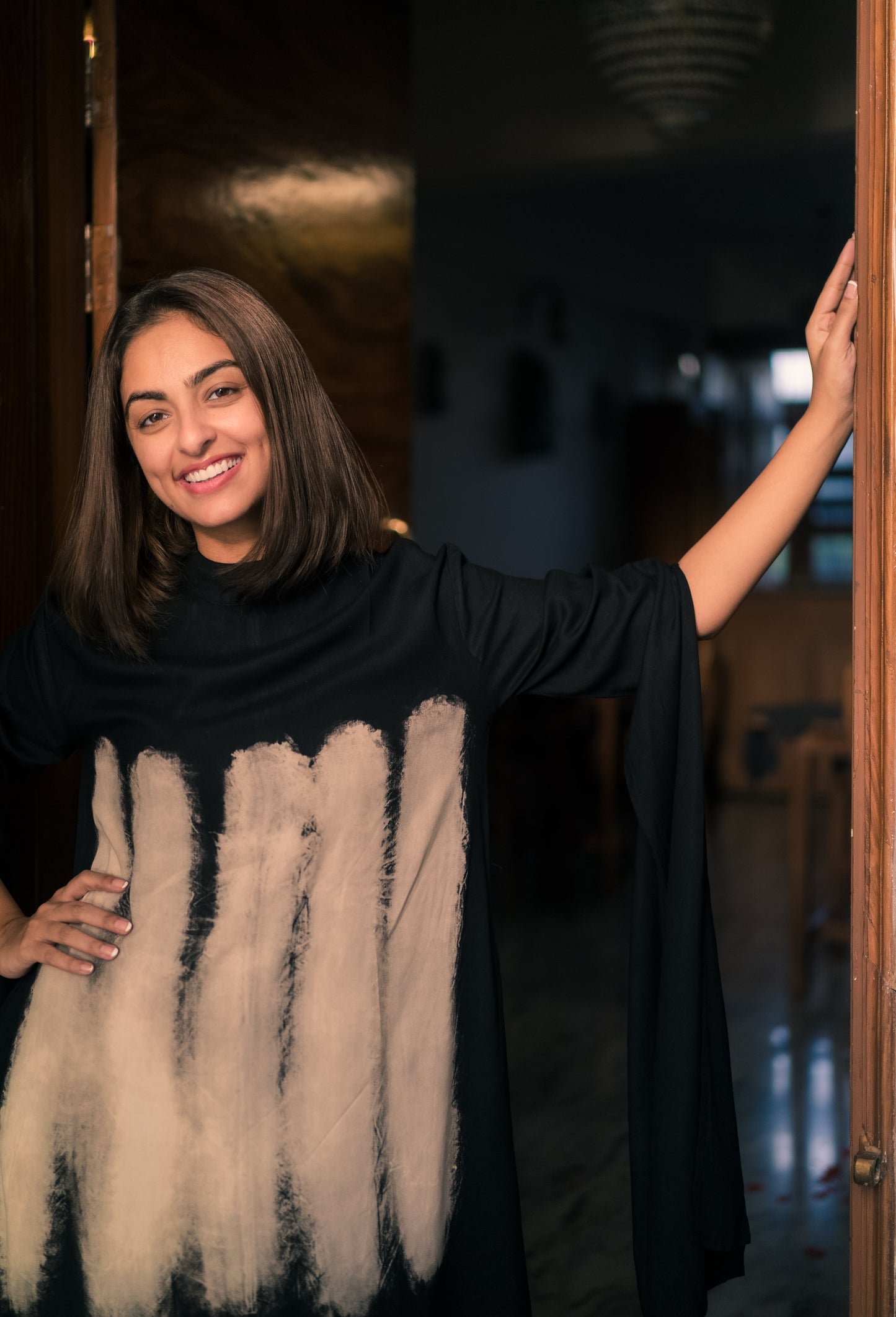 Aura Dress with Extended Sleeves