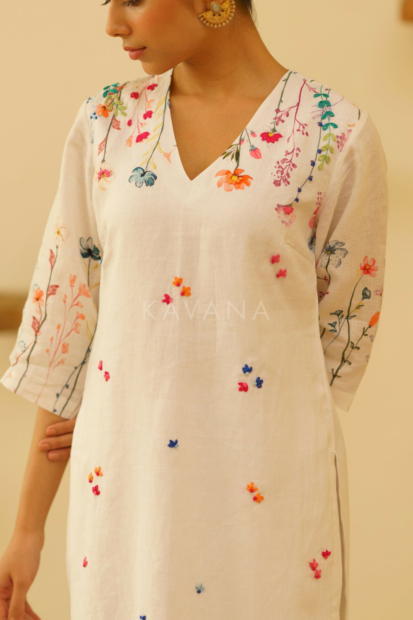 Zara Embroidered Kurta Set