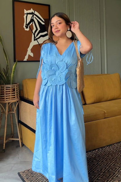 Cloud Floral Dress