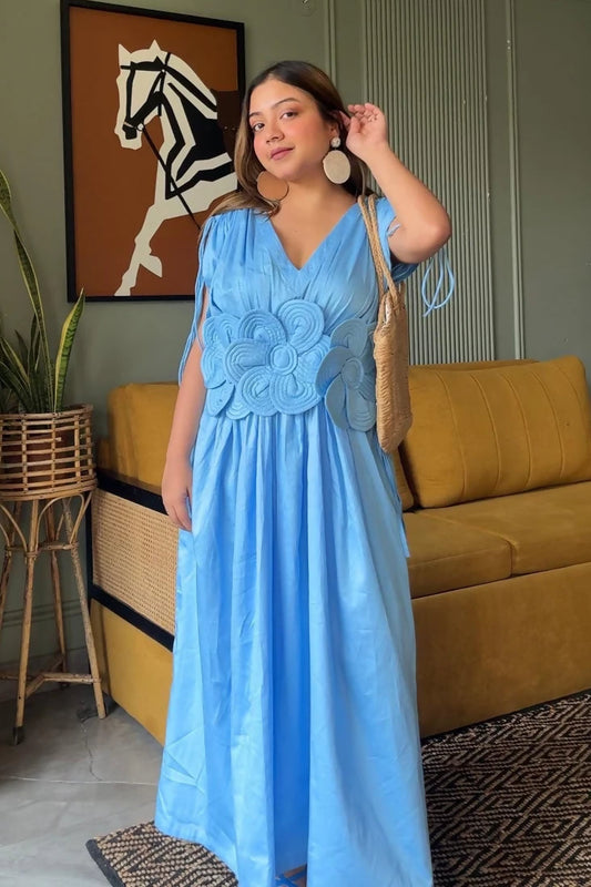 Cloud Floral Dress