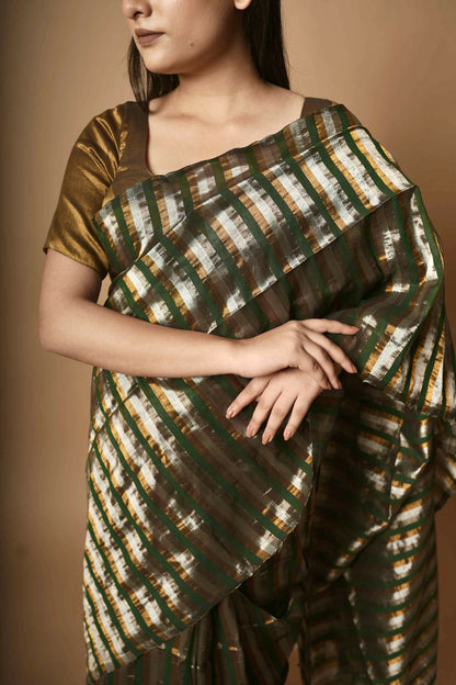 Rekha I Multicolour Handloom Cotton Saree
