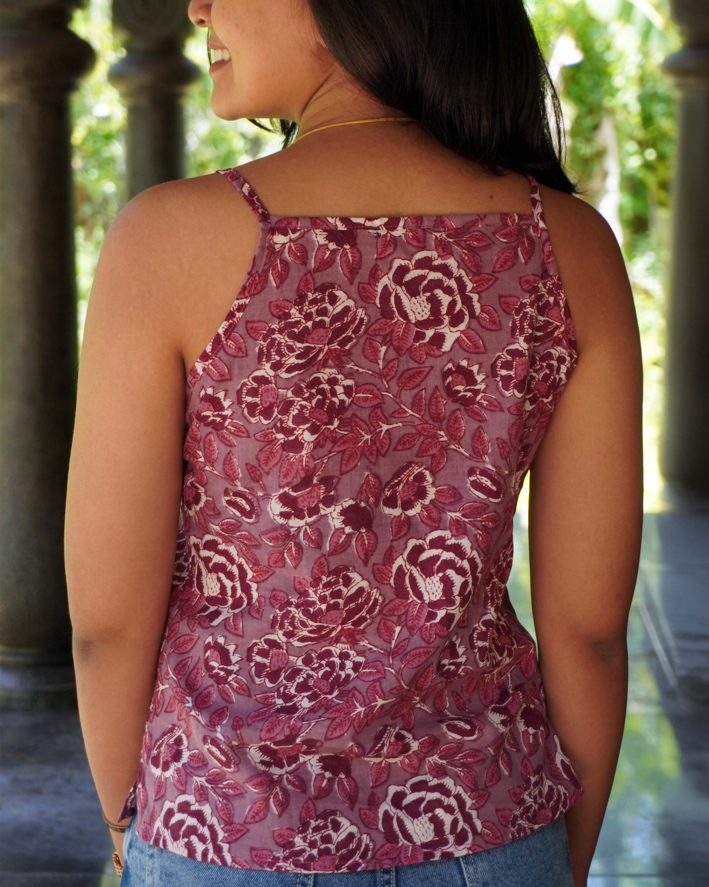 Pink Blossom Cotton Cami