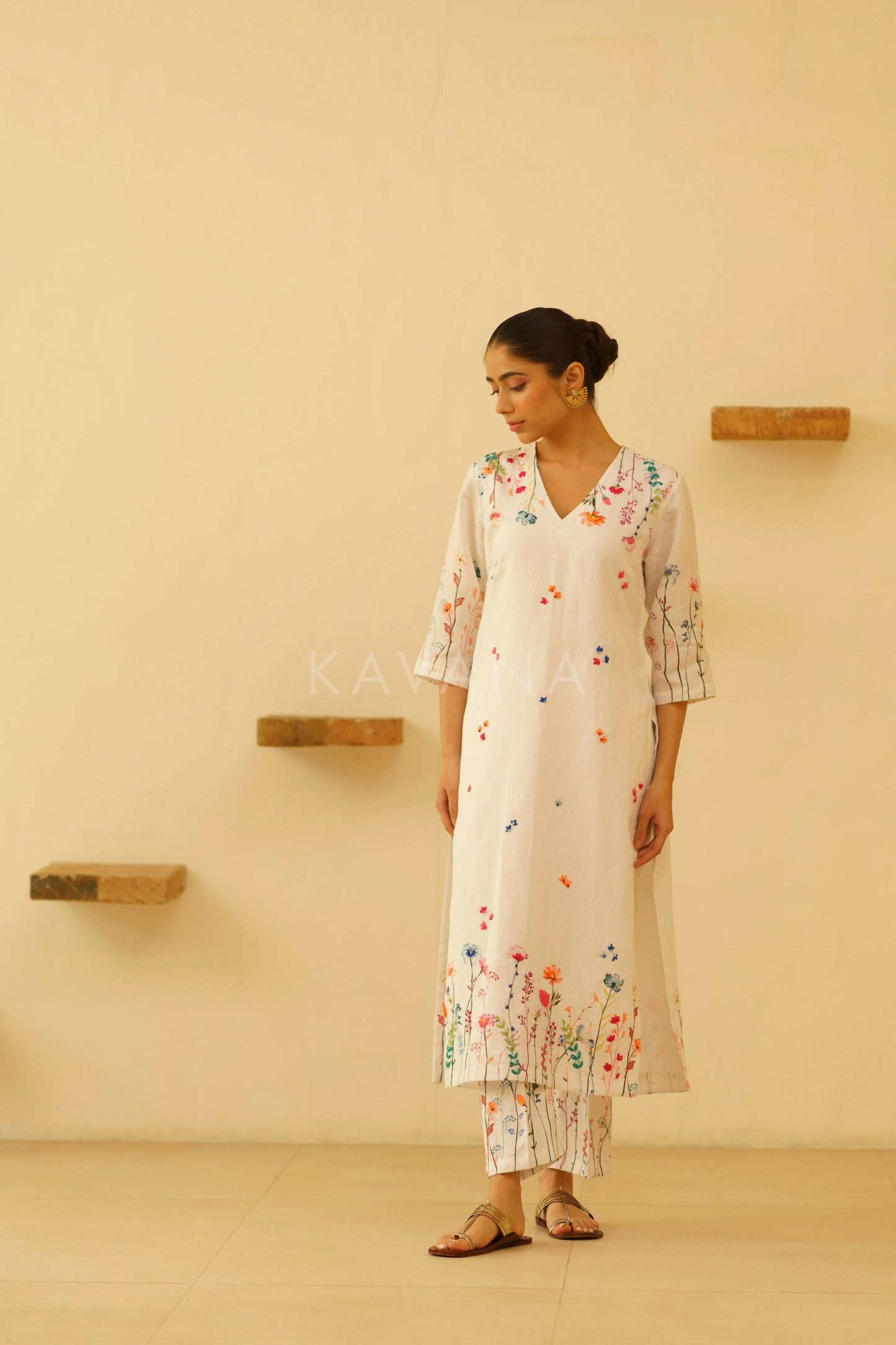 Zara Embroidered Kurta Set