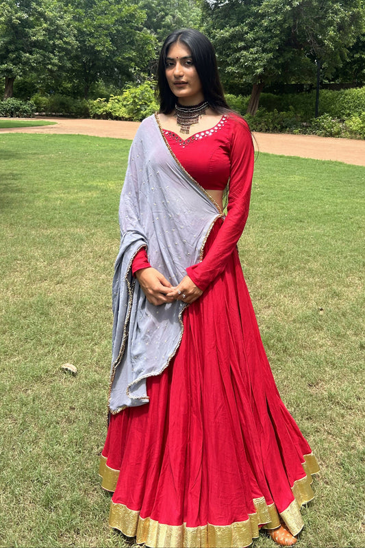 Lal Lehanga Set