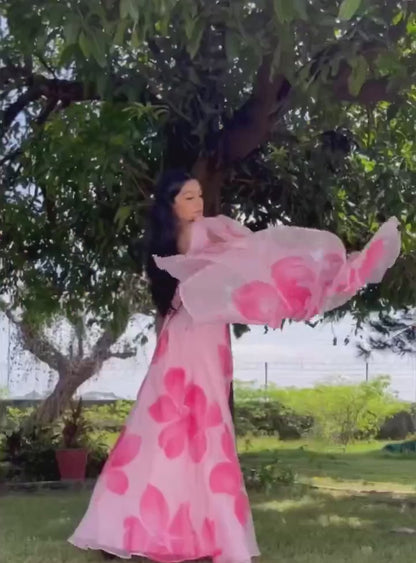 Stella Lehenga Set In Pink