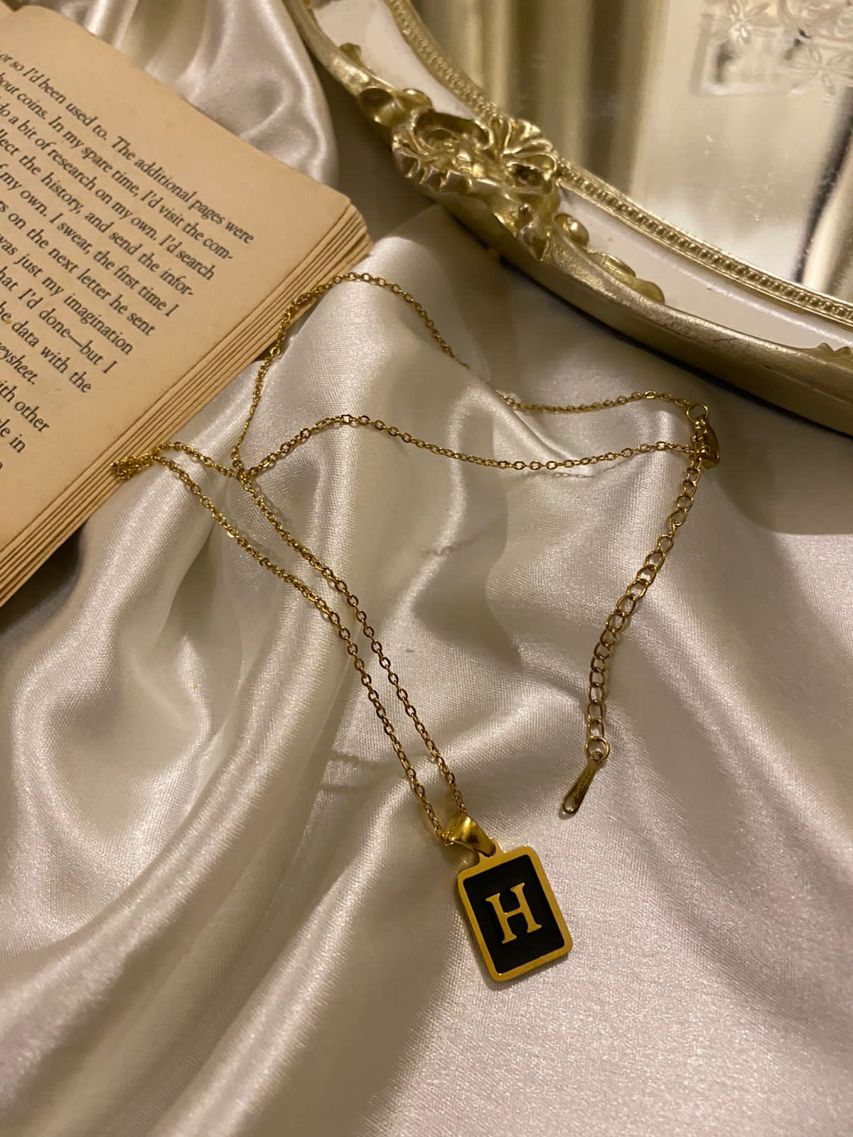 Engrave Delight Classic Black Alphabet Pendants (A-Z)